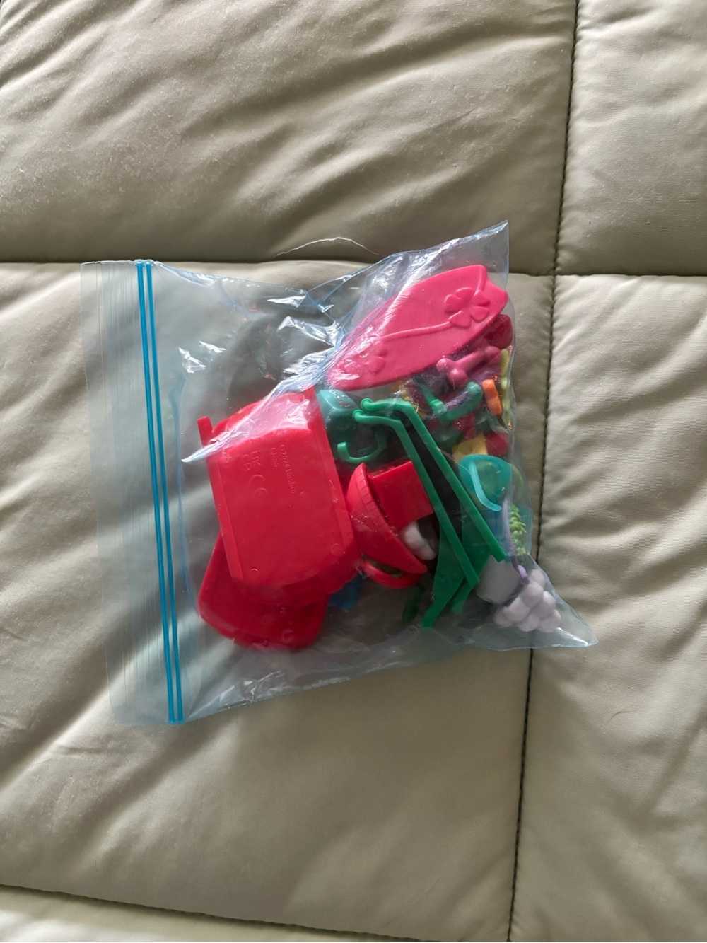 Littlest Pet Shop Pink and Green Accessory Bag